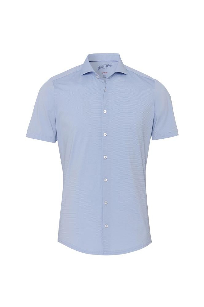 FUNCTIONAL SHIRT SS 4030 22750 100 PLAIN LIGHT BLUE